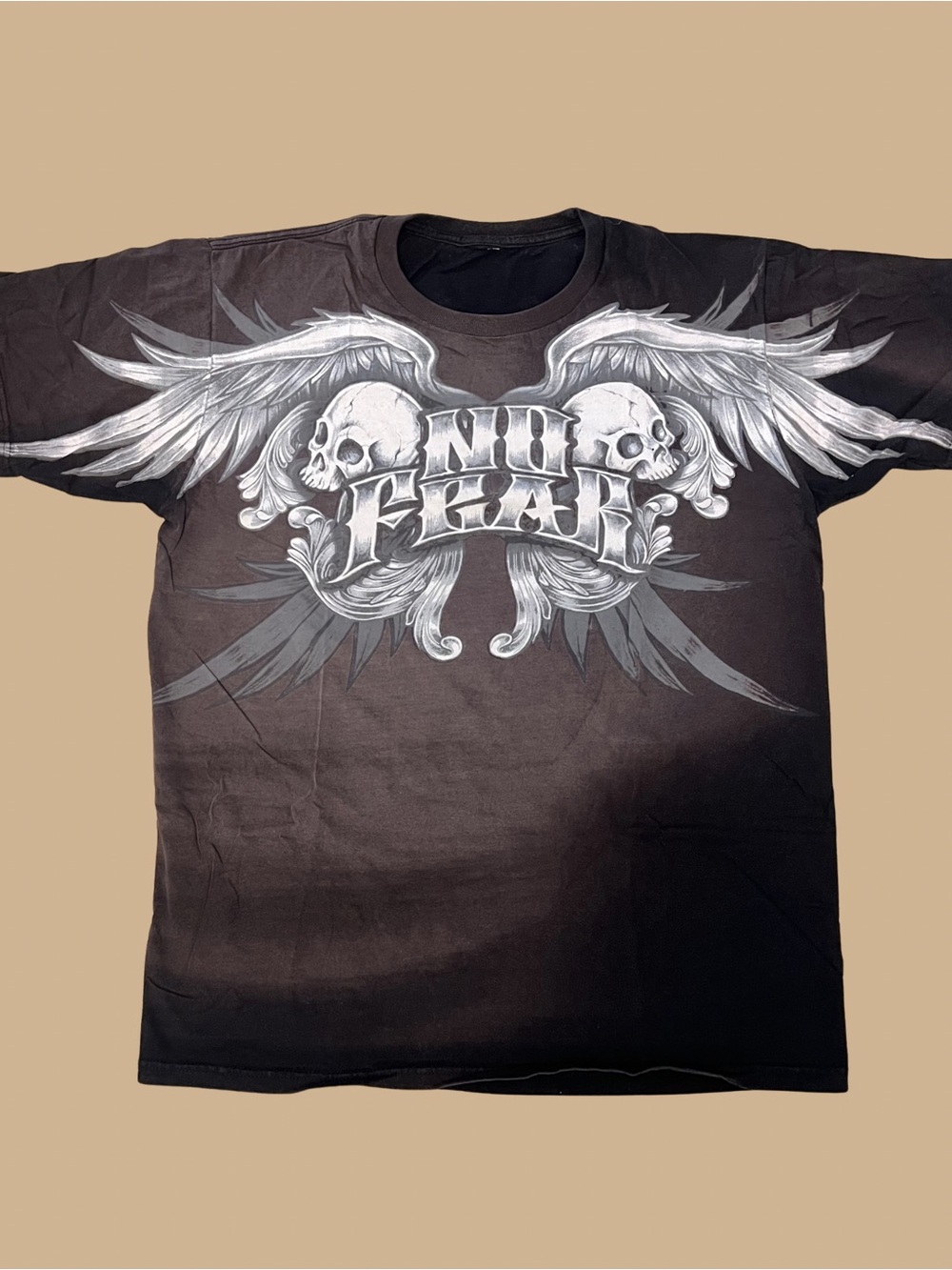 Vintage Y2K No Fear Sunfaded Tee XL